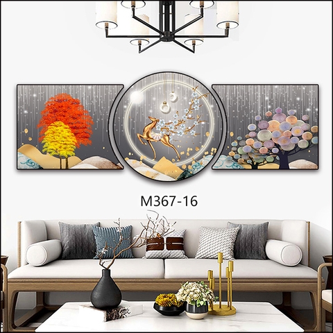 Bộ 3 Tranh Tròn Khuyết | Tranh Ngọc Việt - Đắk Lắk | Tranh Ngọc Việt - Xưởng Tranh Đẹp Buôn Ma Thuột (BMT) DakLak