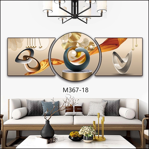 Bộ 3 Tranh Tròn Khuyết | Tranh Ngọc Việt - Đắk Lắk | Tranh Ngọc Việt - Xưởng Tranh Đẹp Buôn Ma Thuột (BMT) DakLak