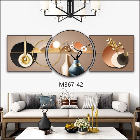 Bộ 3 Tranh Tròn Khuyết | Tranh Ngọc Việt - Đắk Lắk | Tranh Ngọc Việt - Xưởng Tranh Đẹp Buôn Ma Thuột (BMT) DakLak