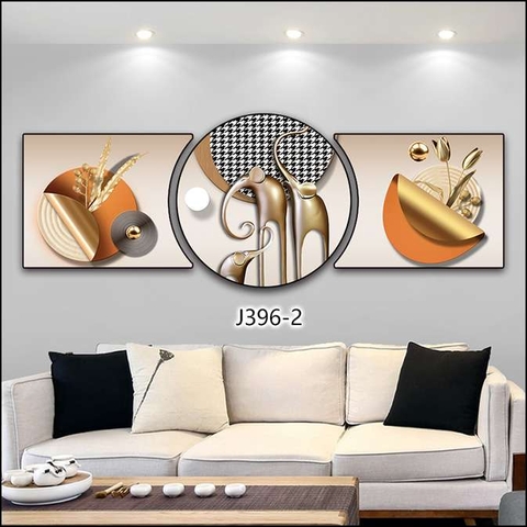 Bộ 3 Tranh Tròn Khuyết | Tranh Ngọc Việt - Đắk Lắk | Tranh Ngọc Việt - Xưởng Tranh Đẹp Buôn Ma Thuột (BMT) DakLak