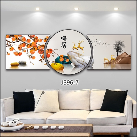 Bộ 3 Tranh Tròn Khuyết | Tranh Ngọc Việt - Đắk Lắk | Tranh Ngọc Việt - Xưởng Tranh Đẹp Buôn Ma Thuột (BMT) DakLak