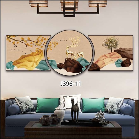 Bộ 3 Tranh Tròn Khuyết | Tranh Ngọc Việt - Đắk Lắk | Tranh Ngọc Việt - Xưởng Tranh Đẹp Buôn Ma Thuột (BMT) DakLak