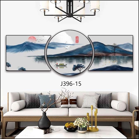 Bộ 3 Tranh Tròn Khuyết | Tranh Ngọc Việt - Đắk Lắk | Tranh Ngọc Việt - Xưởng Tranh Đẹp Buôn Ma Thuột (BMT) DakLak