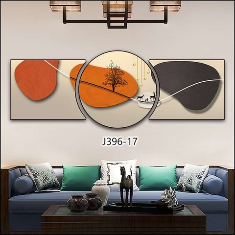 Bộ 3 Tranh Tròn Khuyết | Tranh Ngọc Việt - Đắk Lắk | Tranh Ngọc Việt - Xưởng Tranh Đẹp Buôn Ma Thuột (BMT) DakLak