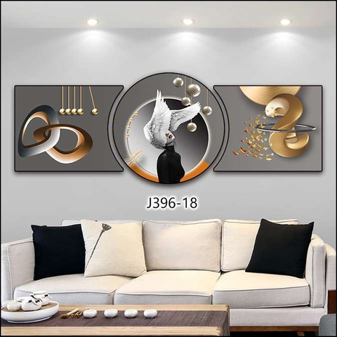 Bộ 3 Tranh Tròn Khuyết | Tranh Ngọc Việt - Đắk Lắk | Tranh Ngọc Việt - Xưởng Tranh Đẹp Buôn Ma Thuột (BMT) DakLak