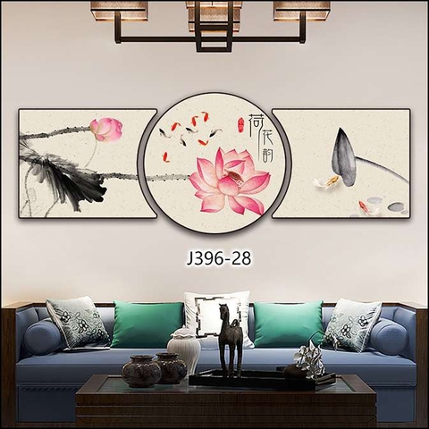 Bộ 3 Tranh Tròn Khuyết | Tranh Ngọc Việt - Đắk Lắk | Tranh Ngọc Việt - Xưởng Tranh Đẹp Buôn Ma Thuột (BMT) DakLak