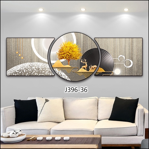 Bộ 3 Tranh Tròn Khuyết | Tranh Ngọc Việt - Đắk Lắk | Tranh Ngọc Việt - Xưởng Tranh Đẹp Buôn Ma Thuột (BMT) DakLak