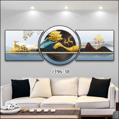 Bộ 3 Tranh Tròn Khuyết | Tranh Ngọc Việt - Đắk Lắk | Tranh Ngọc Việt - Xưởng Tranh Đẹp Buôn Ma Thuột (BMT) DakLak