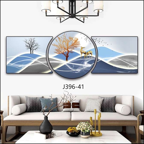 Bộ 3 Tranh Tròn Khuyết | Tranh Ngọc Việt - Đắk Lắk | Tranh Ngọc Việt - Xưởng Tranh Đẹp Buôn Ma Thuột (BMT) DakLak