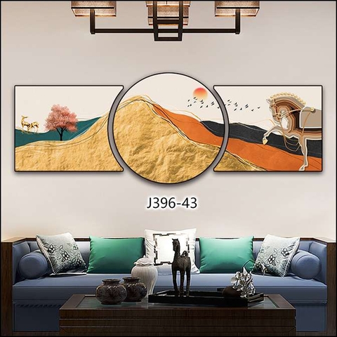 Bộ 3 Tranh Tròn Khuyết | Tranh Ngọc Việt - Đắk Lắk | Tranh Ngọc Việt - Xưởng Tranh Đẹp Buôn Ma Thuột (BMT) DakLak