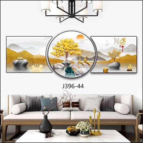 Bộ 3 Tranh Tròn Khuyết | Tranh Ngọc Việt - Đắk Lắk | Tranh Ngọc Việt - Xưởng Tranh Đẹp Buôn Ma Thuột (BMT) DakLak