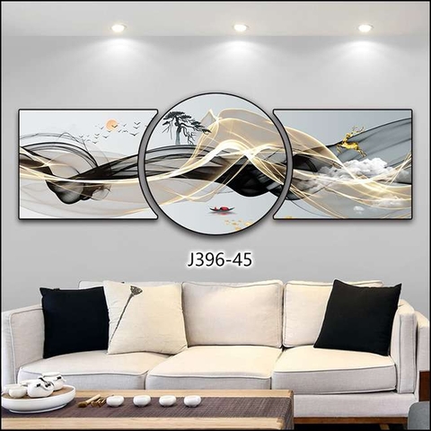 Bộ 3 Tranh Tròn Khuyết | Tranh Ngọc Việt - Đắk Lắk | Tranh Ngọc Việt - Xưởng Tranh Đẹp Buôn Ma Thuột (BMT) DakLak