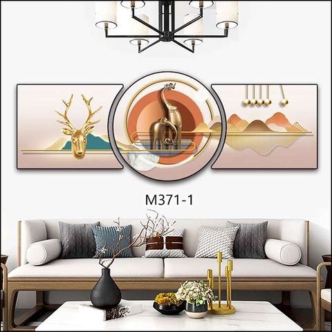 Bộ 3 Tranh Tròn Khuyết | Tranh Ngọc Việt - Đắk Lắk | Tranh Ngọc Việt - Xưởng Tranh Đẹp Buôn Ma Thuột (BMT) DakLak