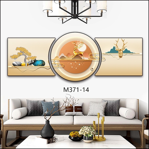 Bộ 3 Tranh Tròn Khuyết | Tranh Ngọc Việt - Đắk Lắk | Tranh Ngọc Việt - Xưởng Tranh Đẹp Buôn Ma Thuột (BMT) DakLak