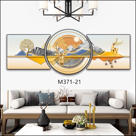 Bộ 3 Tranh Tròn Khuyết | Tranh Ngọc Việt - Đắk Lắk | Tranh Ngọc Việt - Xưởng Tranh Đẹp Buôn Ma Thuột (BMT) DakLak