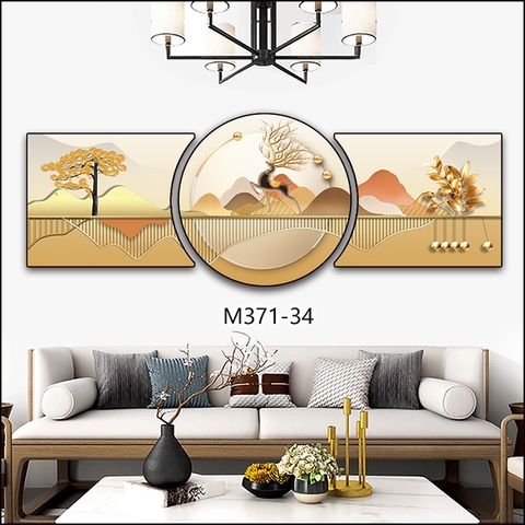 Bộ 3 Tranh Tròn Khuyết | Tranh Ngọc Việt - Đắk Lắk | Tranh Ngọc Việt - Xưởng Tranh Đẹp Buôn Ma Thuột (BMT) DakLak