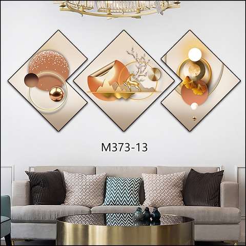 Bộ 3 Tranh Thoi Khuyết | Tranh Ngọc Việt - Đắk Lắk | Tranh Ngọc Việt - Xưởng Tranh Đẹp Buôn Ma Thuột (BMT) DakLak