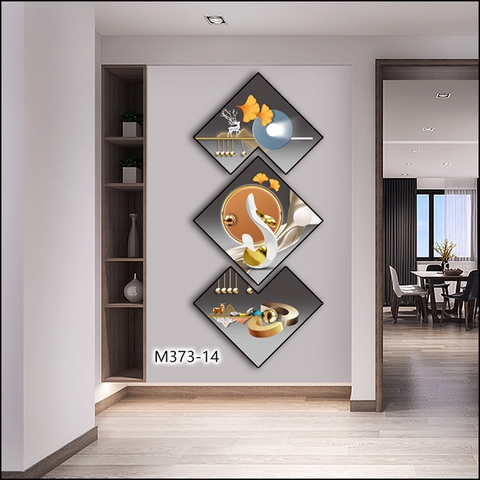 Bộ 3 Tranh Thoi Khuyết | Tranh Ngọc Việt - Đắk Lắk | Tranh Ngọc Việt - Xưởng Tranh Đẹp Buôn Ma Thuột (BMT) DakLak