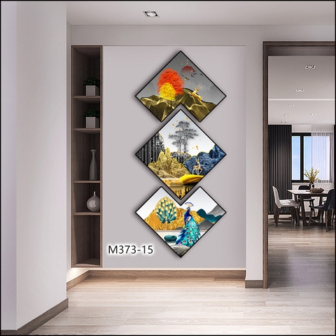 Bộ 3 Tranh Thoi Khuyết | Tranh Ngọc Việt - Đắk Lắk | Tranh Ngọc Việt - Xưởng Tranh Đẹp Buôn Ma Thuột (BMT) DakLak