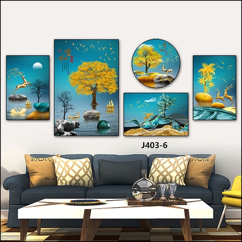 Bộ 5 Tranh Mới Đẹp | Tranh Ngọc Việt - Đắk Lắk | Tranh Ngọc Việt - Xưởng Tranh Đẹp Buôn Ma Thuột (BMT) DakLak