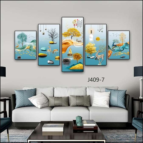 Bộ 5 Tranh Mới Đẹp | Tranh Ngọc Việt - Đắk Lắk | Tranh Ngọc Việt - Xưởng Tranh Đẹp Buôn Ma Thuột (BMT) DakLak