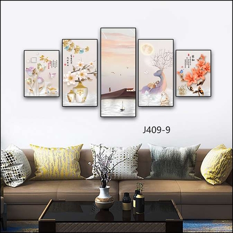 Bộ 5 Tranh Mới Đẹp | Tranh Ngọc Việt - Đắk Lắk | Tranh Ngọc Việt - Xưởng Tranh Đẹp Buôn Ma Thuột (BMT) DakLak