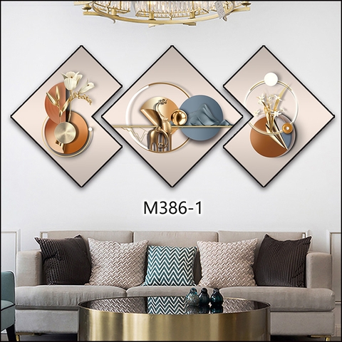 Bộ 3 Tranh Thoi Khuyết | Tranh Ngọc Việt - Đắk Lắk | Tranh Ngọc Việt - Xưởng Tranh Đẹp Buôn Ma Thuột (BMT) DakLak