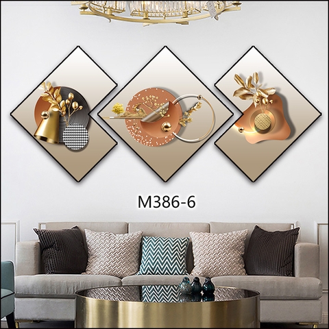 Bộ 3 Tranh Thoi Khuyết | Tranh Ngọc Việt - Đắk Lắk | Tranh Ngọc Việt - Xưởng Tranh Đẹp Buôn Ma Thuột (BMT) DakLak