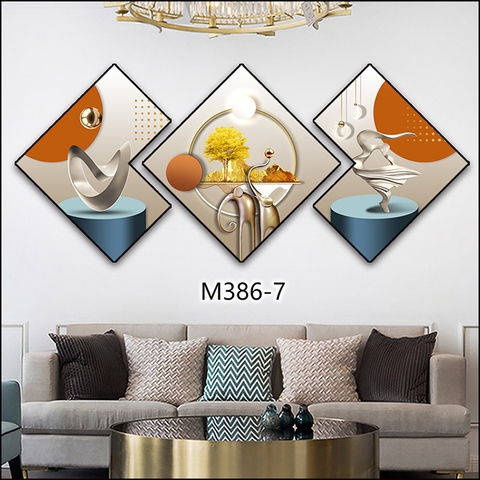 Bộ 3 Tranh Thoi Khuyết | Tranh Ngọc Việt - Đắk Lắk | Tranh Ngọc Việt - Xưởng Tranh Đẹp Buôn Ma Thuột (BMT) DakLak