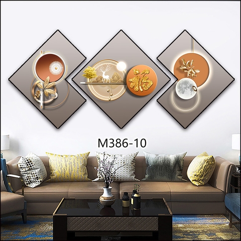 Bộ 3 Tranh Thoi Khuyết | Tranh Ngọc Việt - Đắk Lắk | Tranh Ngọc Việt - Xưởng Tranh Đẹp Buôn Ma Thuột (BMT) DakLak