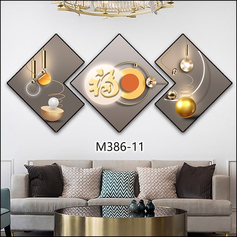 Bộ 3 Tranh Thoi Khuyết | Tranh Ngọc Việt - Đắk Lắk | Tranh Ngọc Việt - Xưởng Tranh Đẹp Buôn Ma Thuột (BMT) DakLak