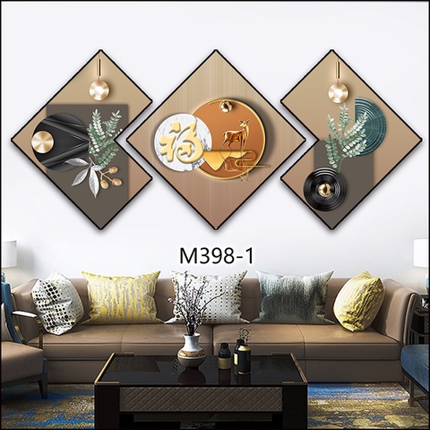 Bộ 3 Tranh Thoi Khuyết | Tranh Ngọc Việt - Đắk Lắk | Tranh Ngọc Việt - Xưởng Tranh Đẹp Buôn Ma Thuột (BMT) DakLak