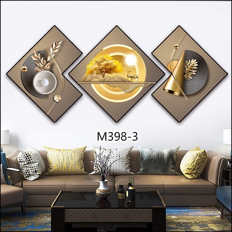 Bộ 3 Tranh Thoi Khuyết | Tranh Ngọc Việt - Đắk Lắk | Tranh Ngọc Việt - Xưởng Tranh Đẹp Buôn Ma Thuột (BMT) DakLak