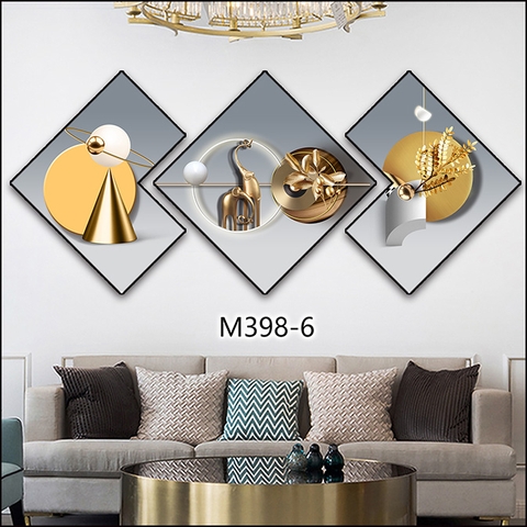 Bộ 3 Tranh Thoi Khuyết | Tranh Ngọc Việt - Đắk Lắk | Tranh Ngọc Việt - Xưởng Tranh Đẹp Buôn Ma Thuột (BMT) DakLak