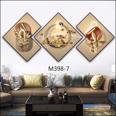 Bộ 3 Tranh Thoi Khuyết | Tranh Ngọc Việt - Đắk Lắk | Tranh Ngọc Việt - Xưởng Tranh Đẹp Buôn Ma Thuột (BMT) DakLak