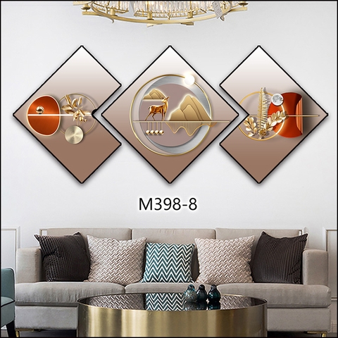 Bộ 3 Tranh Thoi Khuyết | Tranh Ngọc Việt - Đắk Lắk | Tranh Ngọc Việt - Xưởng Tranh Đẹp Buôn Ma Thuột (BMT) DakLak