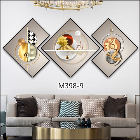 Bộ 3 Tranh Thoi Khuyết | Tranh Ngọc Việt - Đắk Lắk | Tranh Ngọc Việt - Xưởng Tranh Đẹp Buôn Ma Thuột (BMT) DakLak