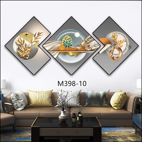 Bộ 3 Tranh Thoi Khuyết | Tranh Ngọc Việt - Đắk Lắk | Tranh Ngọc Việt - Xưởng Tranh Đẹp Buôn Ma Thuột (BMT) DakLak