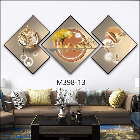 Bộ 3 Tranh Thoi Khuyết | Tranh Ngọc Việt - Đắk Lắk | Tranh Ngọc Việt - Xưởng Tranh Đẹp Buôn Ma Thuột (BMT) DakLak