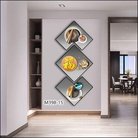 Bộ 3 Tranh Thoi Khuyết | Tranh Ngọc Việt - Đắk Lắk | Tranh Ngọc Việt - Xưởng Tranh Đẹp Buôn Ma Thuột (BMT) DakLak