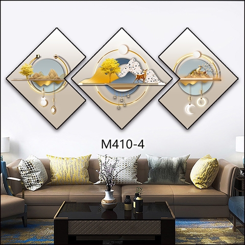 Bộ 3 Tranh Thoi Khuyết | Tranh Ngọc Việt - Đắk Lắk | Tranh Ngọc Việt - Xưởng Tranh Đẹp Buôn Ma Thuột (BMT) DakLak