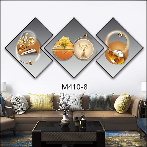 Bộ 3 Tranh Thoi Khuyết | Tranh Ngọc Việt - Đắk Lắk | Tranh Ngọc Việt - Xưởng Tranh Đẹp Buôn Ma Thuột (BMT) DakLak