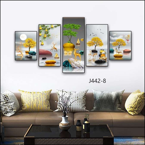 Bộ 5 Tranh Mới Đẹp | Tranh Ngọc Việt - Đắk Lắk | Tranh Ngọc Việt - Xưởng Tranh Đẹp Buôn Ma Thuột (BMT) DakLak