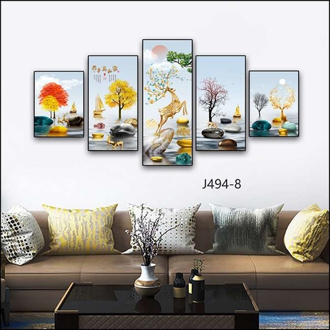 Bộ 5 Tranh Mới Đẹp | Tranh Ngọc Việt - Đắk Lắk | Tranh Ngọc Việt - Xưởng Tranh Đẹp Buôn Ma Thuột (BMT) DakLak