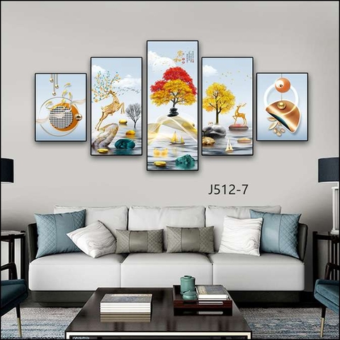 Bộ 5 Tranh Mới Đẹp | Tranh Ngọc Việt - Đắk Lắk | Tranh Ngọc Việt - Xưởng Tranh Đẹp Buôn Ma Thuột (BMT) DakLak