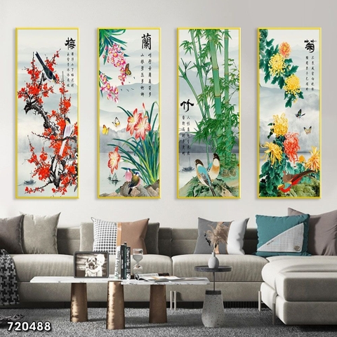 Tranh Tứ Quý Bốn Mùa | Tranh Ngọc Việt - Đắk Lắk | Tranh Ngọc Việt - Xưởng Tranh Đẹp Buôn Ma Thuột (BMT) DakLak
