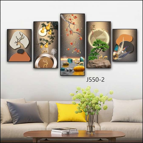 Bộ 5 Tranh Mới Đẹp | Tranh Ngọc Việt - Đắk Lắk | Tranh Ngọc Việt - Xưởng Tranh Đẹp Buôn Ma Thuột (BMT) DakLak