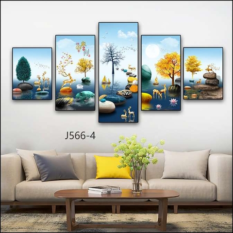 Bộ 5 Tranh Mới Đẹp | Tranh Ngọc Việt - Đắk Lắk | Tranh Ngọc Việt - Xưởng Tranh Đẹp Buôn Ma Thuột (BMT) DakLak