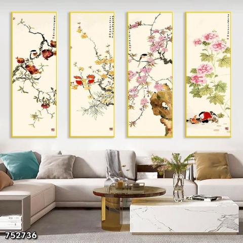 Tranh Tứ Quý Bốn Mùa | Tranh Ngọc Việt - Đắk Lắk | Tranh Ngọc Việt - Xưởng Tranh Đẹp Buôn Ma Thuột (BMT) DakLak