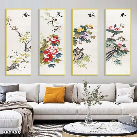 Tranh Tứ Quý Bốn Mùa | Tranh Ngọc Việt - Đắk Lắk | Tranh Ngọc Việt - Xưởng Tranh Đẹp Buôn Ma Thuột (BMT) DakLak